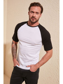 Trendyol - Man White T-Shirt