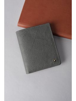 Van Heusen - Men Grey Genuine Leather Wallet