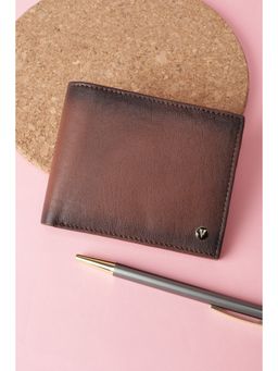 Van Heusen - Men Brown Genuine Leather Wallet