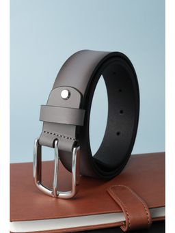 Van Heusen - Men Grey Textured Casual Belt