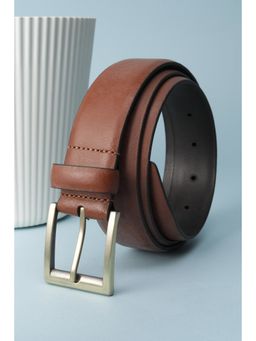 Van Heusen - Men Brown Solid Formal Belt