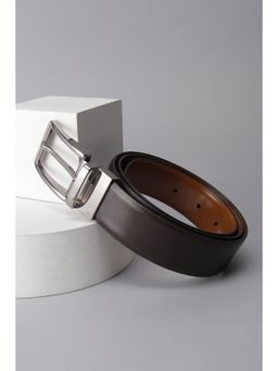 Van Heusen - Men Brown Textured Formal Reversible Belt