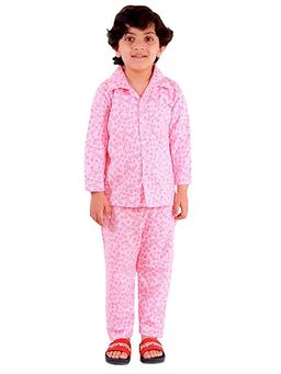 Superminis - Kids Nightwear Boys Printed Cotton Blend Shirt and Pyjama
