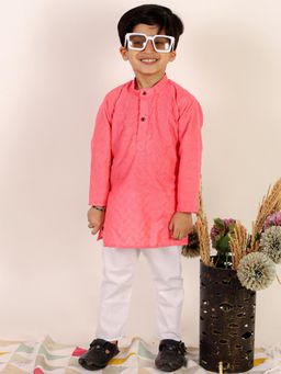 Superminis - Boys Cotton Festive Wear Kurta and Pyjama