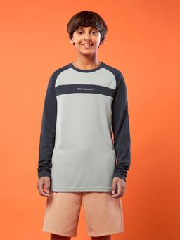 Technosport - Boys Blue Round Neck Sports T-Shirt