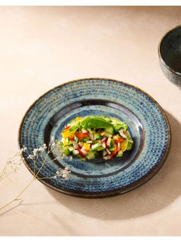 Fabindia - Blue Ceramic Dariya Quarter Plate