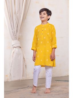 Tura Turi - Sunshine Yellow Kurta and Pyjama (Set of 2)