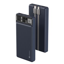 Portronics - Navy Blue Lux Cell Bind 10000 mAh 22.5w Power Bank
