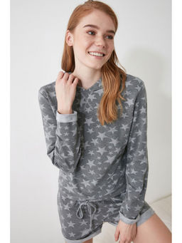 Trendyol - Star Hooded Pyjamas (Set of 2)