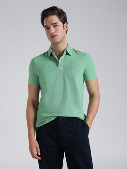 Tommy Hilfiger - Solid Regular Fit Cotton Polo T-Shirt