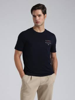 Tommy Hilfiger - Solid Regular Fit Cotton T-Shirt