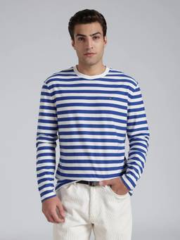 Tommy Hilfiger - Striped Regular Fit Cotton T-Shirt