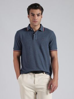 Tommy Hilfiger - Solid Regular Fit Cotton-Blend Polo T-Shirt