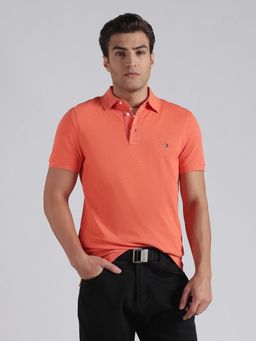 Tommy Hilfiger - Solid Slim Fit Cotton Polo T-Shirt
