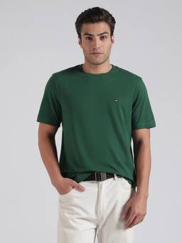 Tommy Hilfiger - Solid Regular Fit Cotton T-Shirt