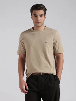 Tommy Hilfiger - Solid Regular Fit Cotton T-Shirt