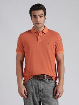 Tommy Hilfiger - Solid Regular Fit Cotton Polo T-Shirt