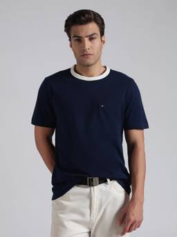 Tommy Hilfiger - Solid Regular Fit Cotton T-Shirt