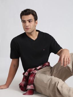 Tommy Hilfiger - Solid Regular Fit Cotton T-Shirt