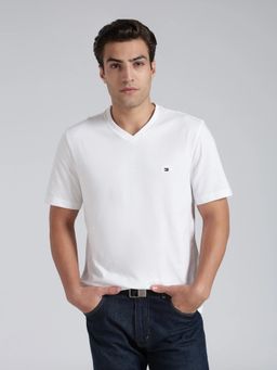 Tommy Hilfiger - Solid Regular Fit Cotton T-Shirt