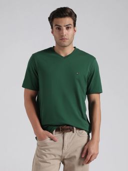 Tommy Hilfiger - Solid Regular Fit Cotton T-Shirt
