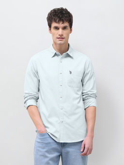 U.S. Polo Assn. Denim Co. - Solid Regular Fit Shirt