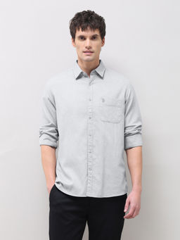 U.S. Polo Assn. Denim Co. - Textured Regular Fit Shirt