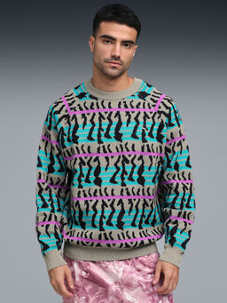 Puma - Men's Print Knit Sweater