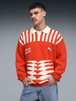 Puma - The Never worn Vi Knit Men's Red Jersey Sweater