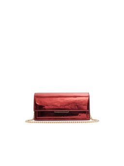 Aldo - Carrentar_Se Womens Red Shoulder Bag with Detachable Strap and Chain