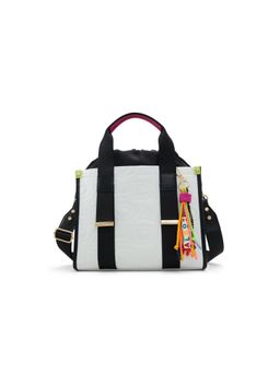 Aldo - Eviecarry Womens Multicolor Satchel with Detachable Strap and Key Pouch