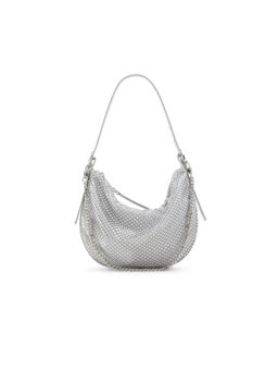 Aldo - Kasslyn_Se Womens Silver Shoulder Bag with Detachable Strap