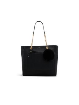 Aldo - Talamaerel Womens Black Tote Bag with Key Fob and Pouch