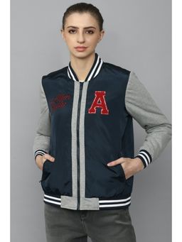 Allen Solly - Navy Patterned Jacket