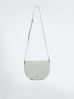 Calvin Klein - Light Green Daily Saddle Pebble Sling Bag