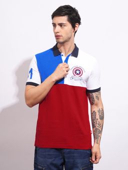 Being Human - Men Colorblock Multi-Color Short Sleeves Polo T-Shirt