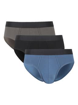Guess - Multicolour Solid Briefs (Pack of 3)