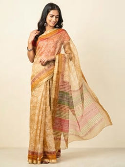 Fabindia - Silk Kota Printed Sari