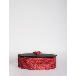 KADAM HAAT - Handmade Sabai Grass Roti Box Red