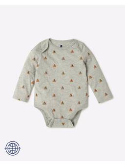 GAP - Grey Cotton Printed Onesies