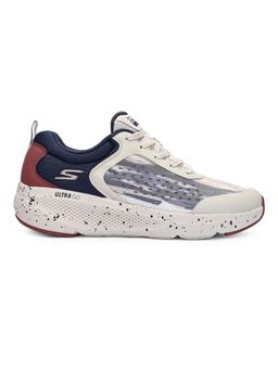 SKECHERS - Mens GO RUN ELEVATE Beige Running Shoes