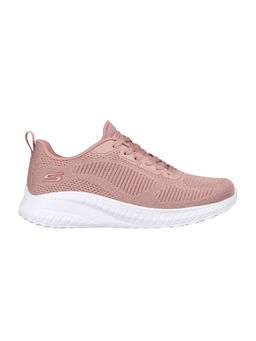 SKECHERS - Womens BOBS SQUAD CHAOS Pink Casual Sneakers