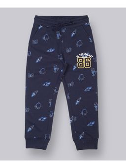 PLUM TREE - Boys Dinosaur Print Joggers