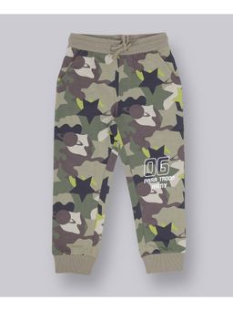 PLUM TREE - Boys Green Camillagate Print Joggers