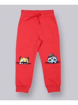 PLUM TREE - Boys Monster Print Joggers