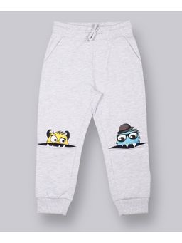 PLUM TREE - Boys Cap Monster Print Joggers