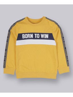 PLUM TREE - Boys Born To Win Print Sweatshirt