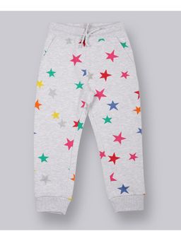 PLUM TREE - Multi Coloured Star Print Joggers