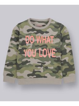 PLUM TREE - Do What You Love Print Sweatshirt