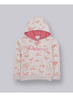 PLUM TREE - Floral Princess Print Hoodie
